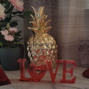 Schriftzug LOVE Rot – Bild 2